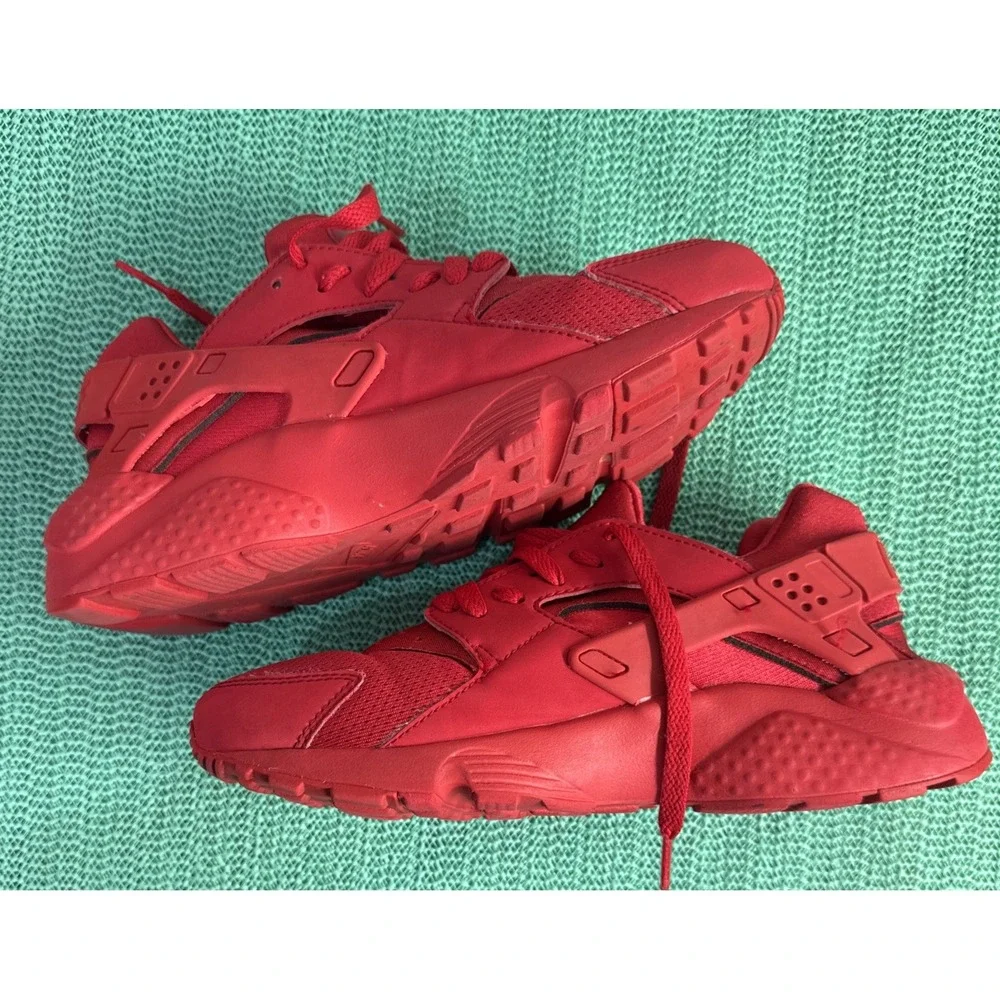 NIKE HUARACHE RUN (GS) UNIVERSITY RED SZ 6.5Y [654275-600]